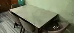 Italian marble Dining table with 4 chair
