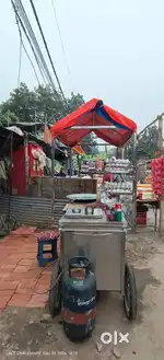Stainless steel fast food counter