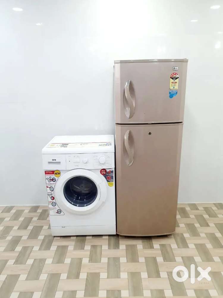 LG Double Door Fridge & IFB Front Load Washing Machine – Excellent