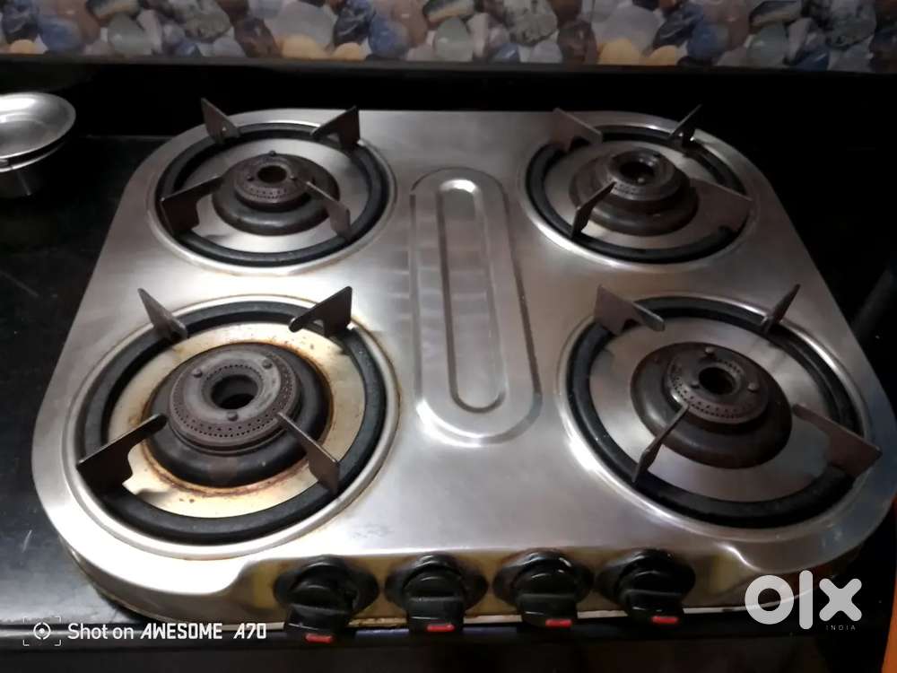 Stove of stainless steel
