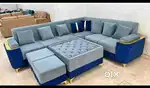 Premium looking L shape sofa set available
