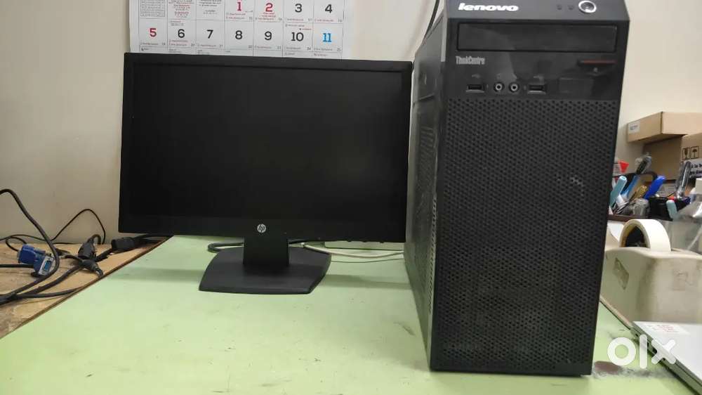 Hp and Lenovo tower cpu i5-4th gen,256gbSSD,8gb ram,19 led  rs 9900