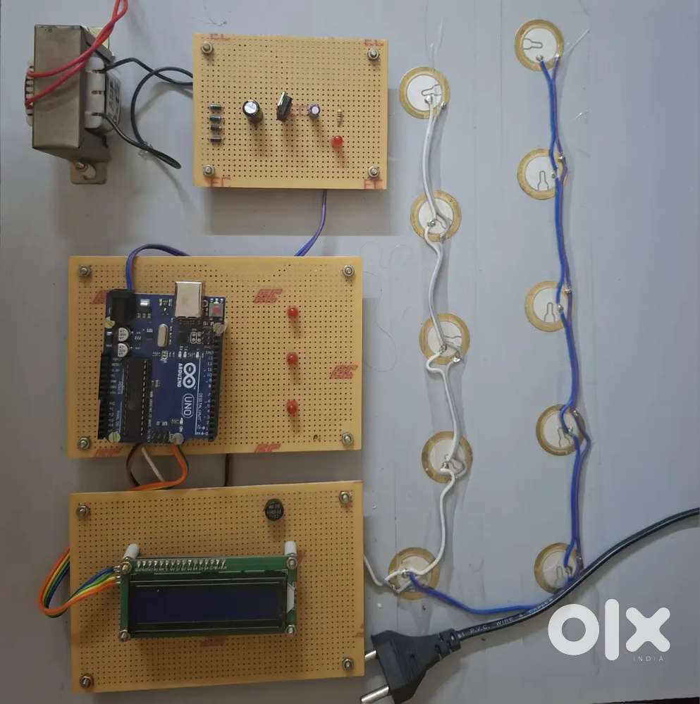 Piezoelectric Power Generation Project with Arduino