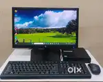 HP Computer Complete set Intel Gold  8GB RAM  256GB SSD LED Monitor