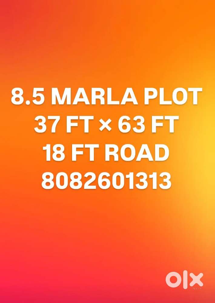 8.5 marla plot in dashmesh nagar