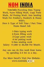 Part Time Data Entry Work For Fresher’s and students