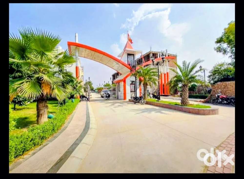 वृन्दावन नरी सेमरी माता मंदिर के पास Gated Society Plot Asan Kisto Per