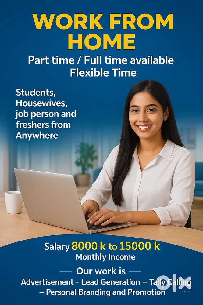 Part Time / Full Time Work Form Home Flexible Time