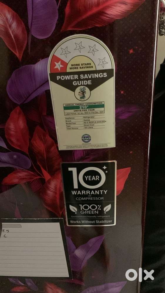 Fairly new Godrej Onestar fridge