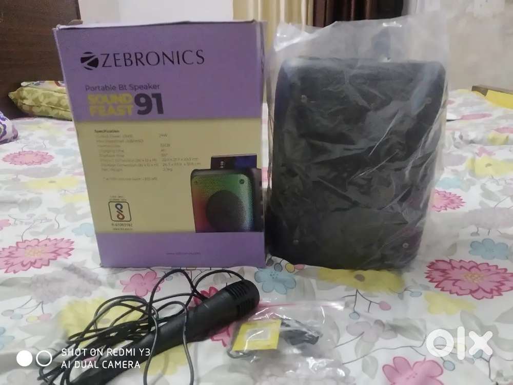 Zebronic Bluetooth Speaker (24W) With Mic