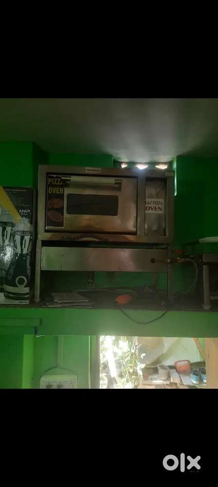 Gas pizza oven