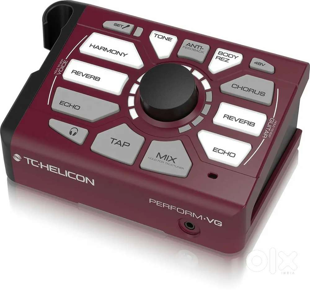 This is a TC Helicon Perform-VG vocal and acoustic guitar processor. 