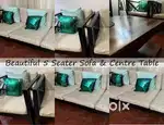 New 5 seater beautiful Sofa with centre table