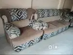 Brown Sofa Set 3+1+1