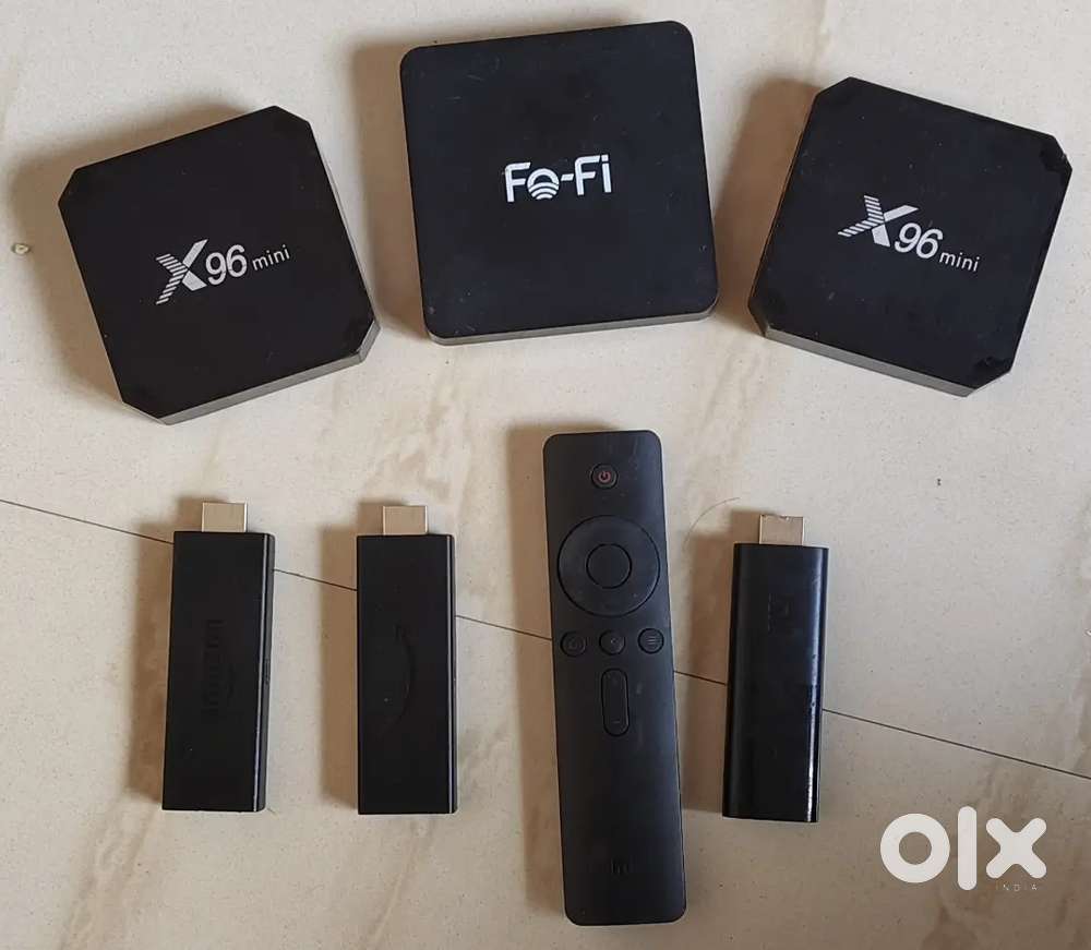 Fire stick (1st & 3rd gen), MI Stick with remote & Android Boxes
