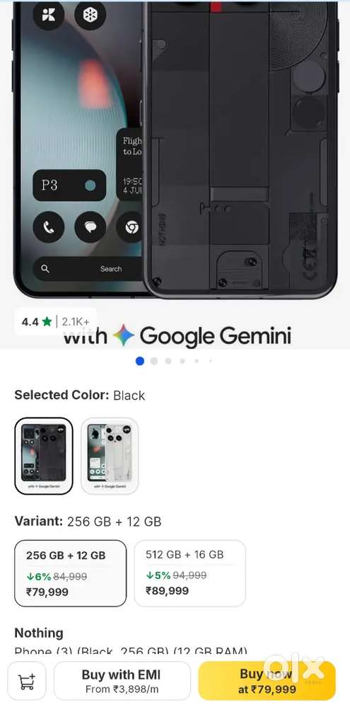 Nothing phone (3) 12/256gb sealed pack