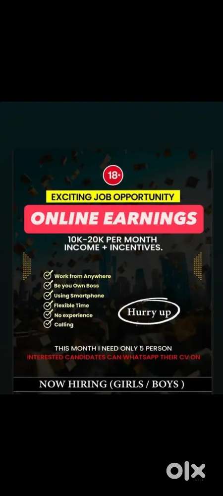 #workfromhome part time job with flexible hours, student and housewife