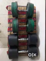 Rubber Dumbells and Steel Dumbells Set of 103KG