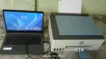 HP Smart Tank 585 and HP Laptop