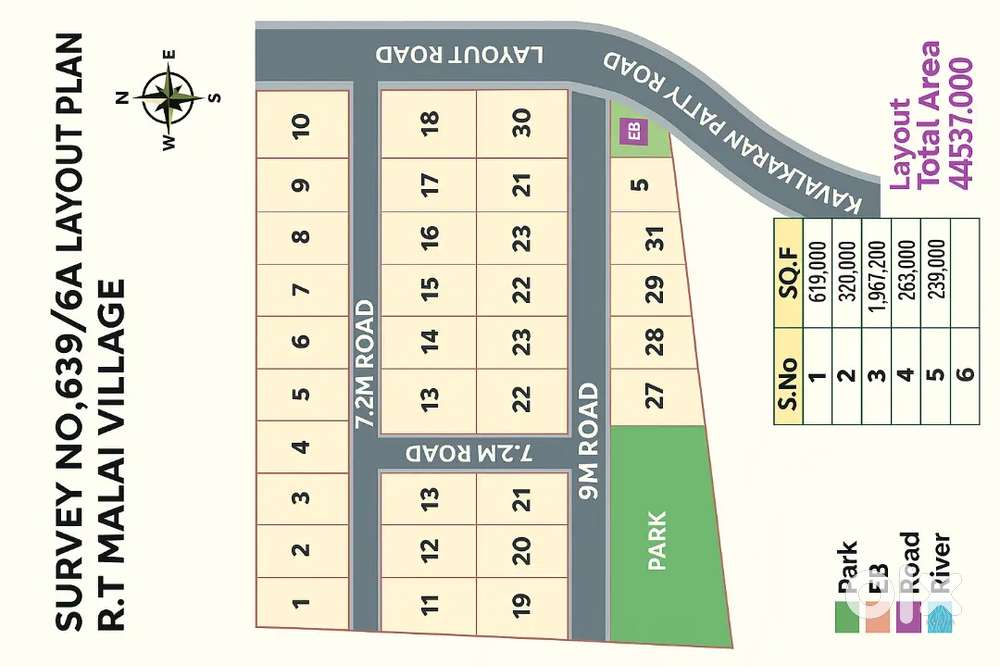Ariyavur Othakadai --On road property