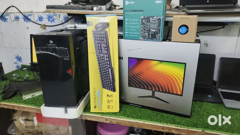 Box pack (Dell hp Lenovo i3 i5 i7 Laptop Cpu Led) a2z Rent EMI avlb