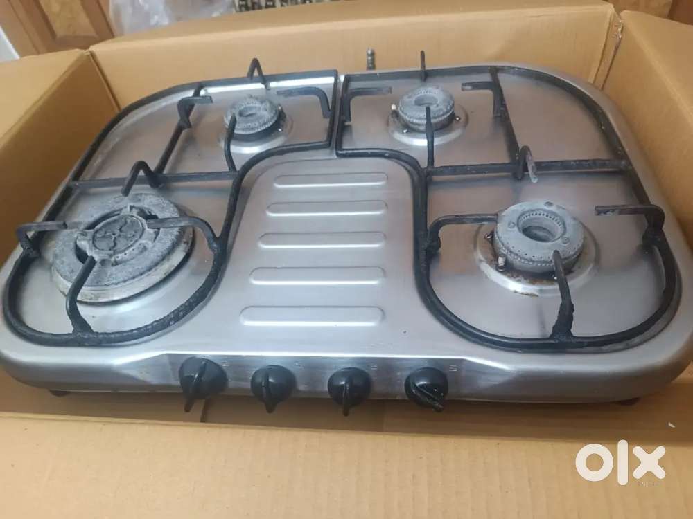 Gas Stove 4 Burner GLEN Stainless Steel Body
