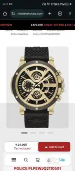 Police company watch. Brand new