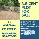 3.8 villa plot for sale