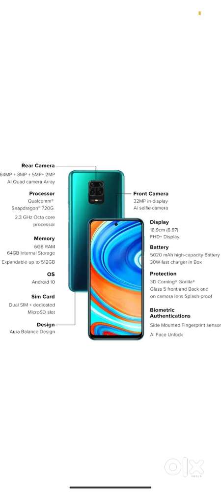 Radmi note 9 pro max
