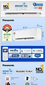 Panasonic 1 Ton Smart AC