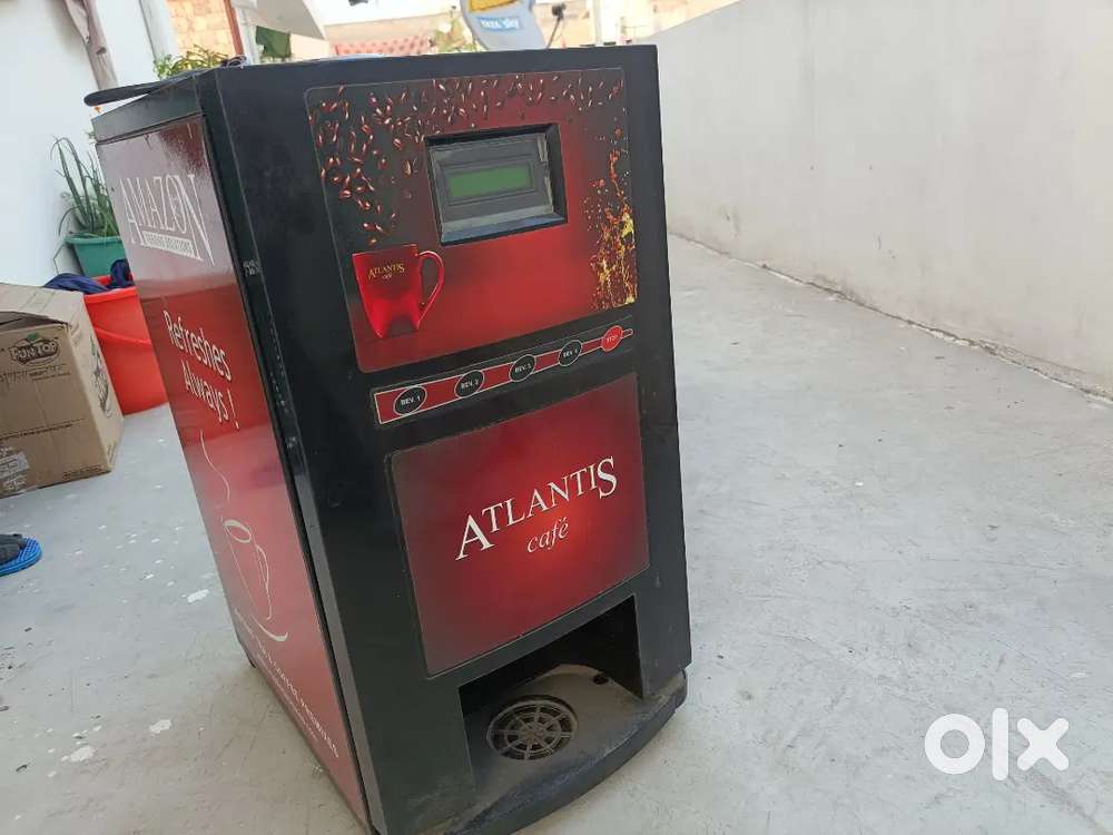 Atlantis Cafe Tea and Coffee Vending Machine.