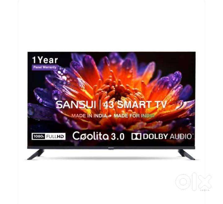 Sansui 108 cm (43 Inch) FHD LED Smart TV - Quad-core processor, Dolby