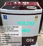 VOLTAS 9KG SEMI AUTOMATIC WASHING MACHINE