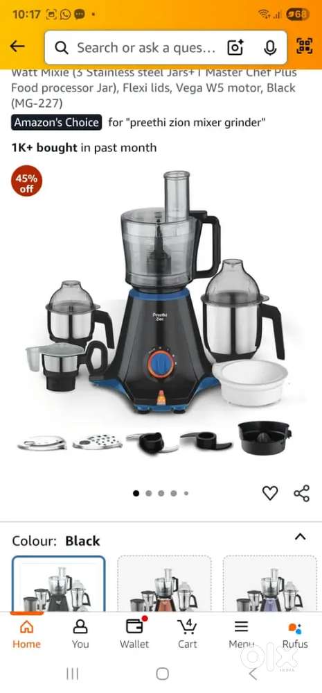 Preeti zion food processor