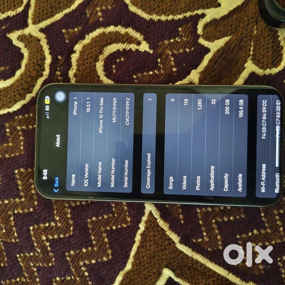 I phone 15 pro max 256 gb