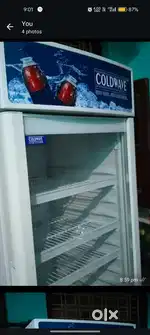 glass door fridge good condition