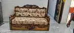 wooden sofa cumbed at unbeatable price