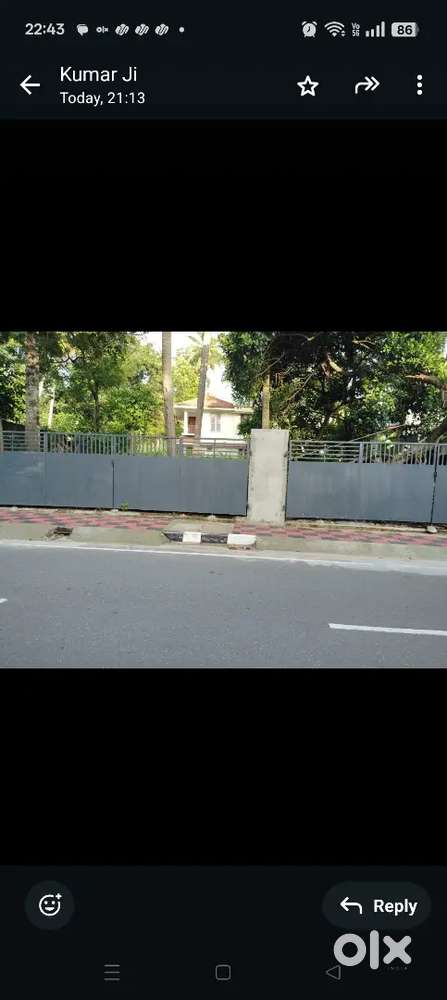 13 cent land for sale thaliyal kalady main road frontage