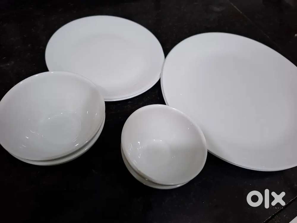Larah by Borosil Opalware Dinner Set of 8 pcs