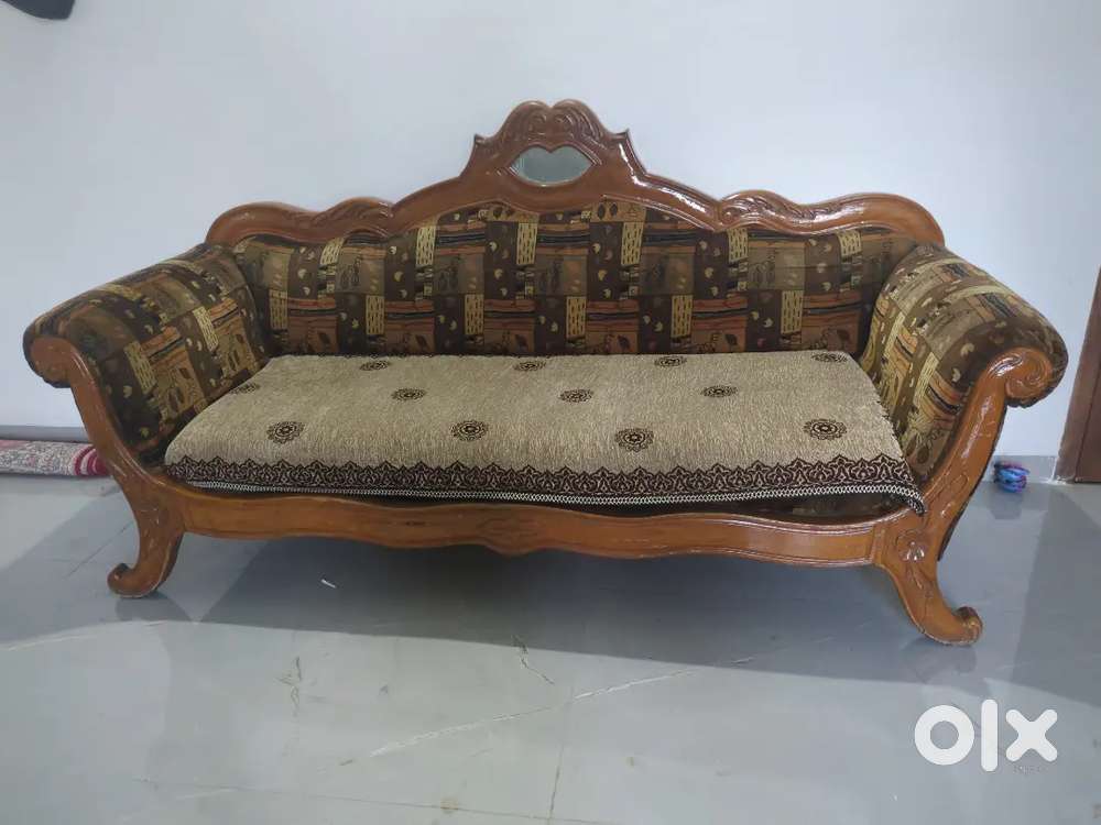Antic Sagwan 3 Siter Sofa