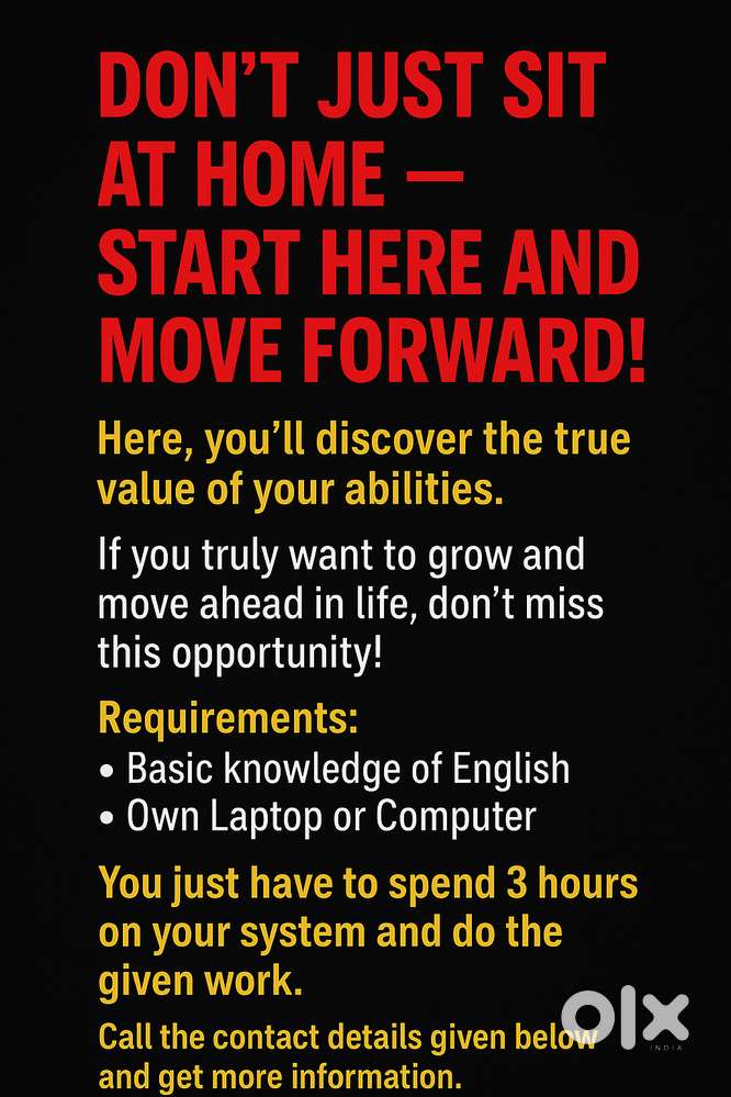 WORK FROM HOME  Earn up to ₹20,000 with flexible part-time typing proj