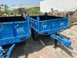 Chota tractor ka dumper trolley h bilkul new h jack wale h 50 foot h