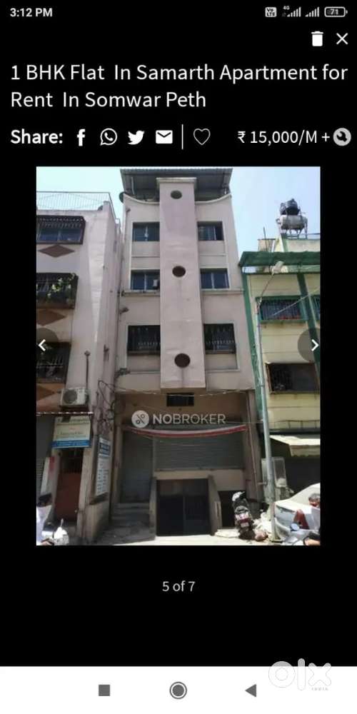 1 Bhk Somwar peth pune