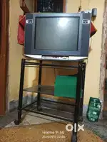 SONY WEGA TELEVISION WITH GLASS STAND