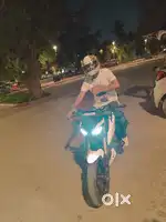 White bajaj  N250 pulser