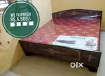 New wooden king size cot 6x6.3 feet available for sale at Just Rs.6499