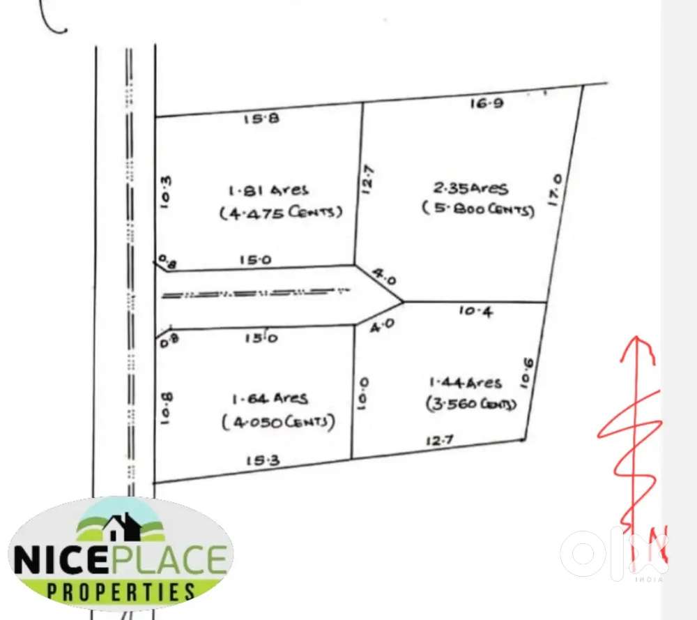 വീടുപണിയുവാൻ അനുയോജ്യമായ 3.5 സെൻറ് മുതൽ 5 സെൻറ് വരെ ഉദയംപേരൂർ ഭാഗത്ത്