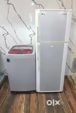 Samsung double door refrigerator and samsungtop loadwashing machine*/*
