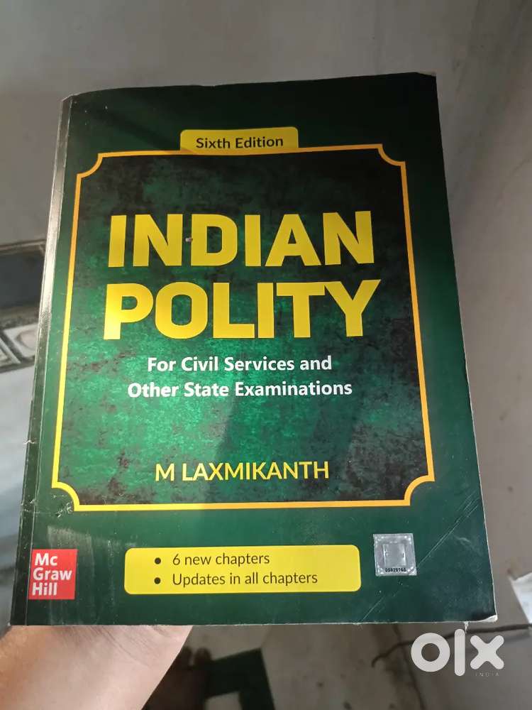 Indian Polity by M. Laxmikanth, Sixth Edition, Eleventh Reprint, 2021