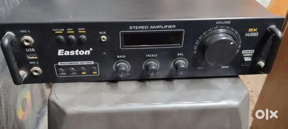 ડબલ બાર ની પેટી એક નંબર સાઉન્ડ 14000 વોલ્ટ નું એમ્પ્લી વેલા એ પેલા